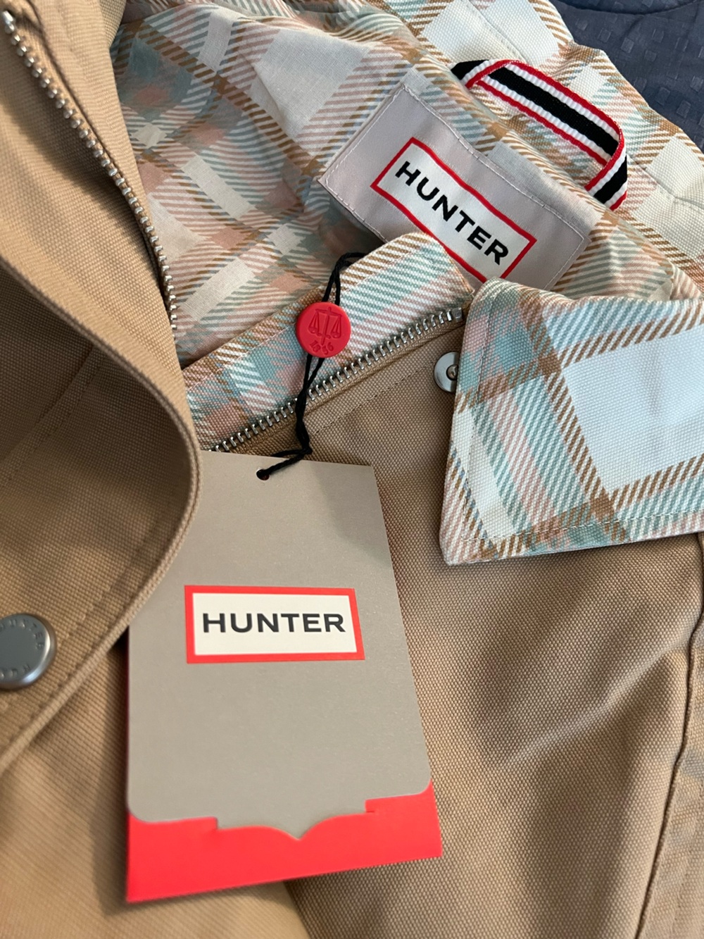 Hunter Denim Collared Jacket. - Picture 3 of 5